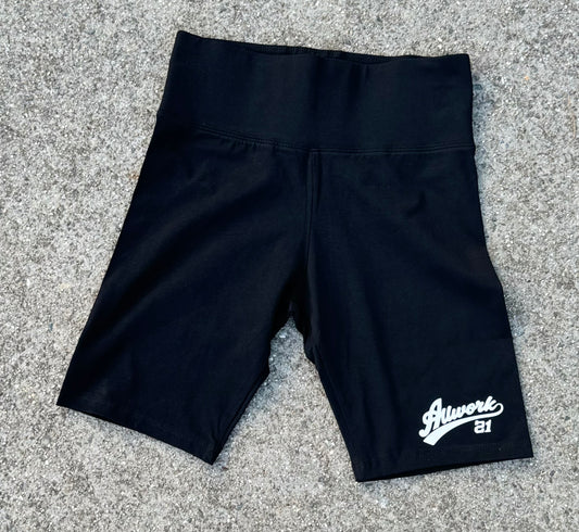 High-Waisted Biker Shorts